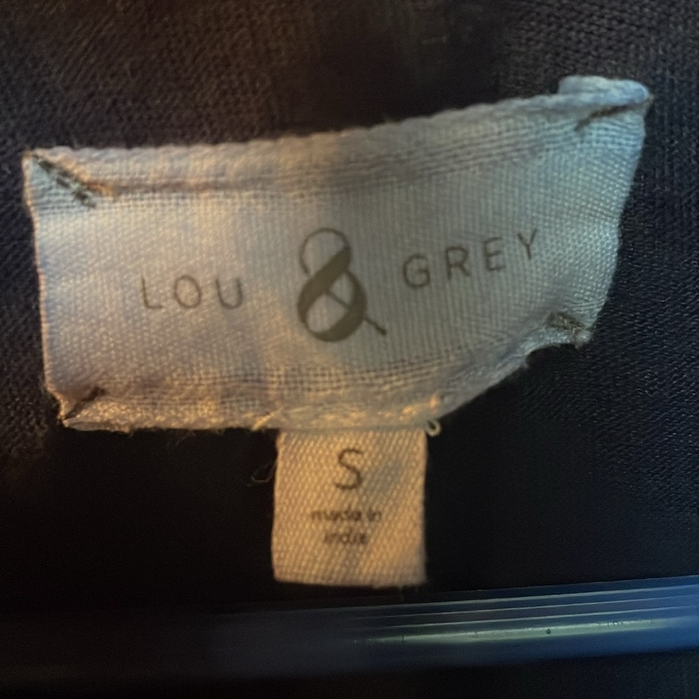 LOU & GREY. TIE DYE CROP TOP. SHORT SLEEVE - Picture 3 of 4
